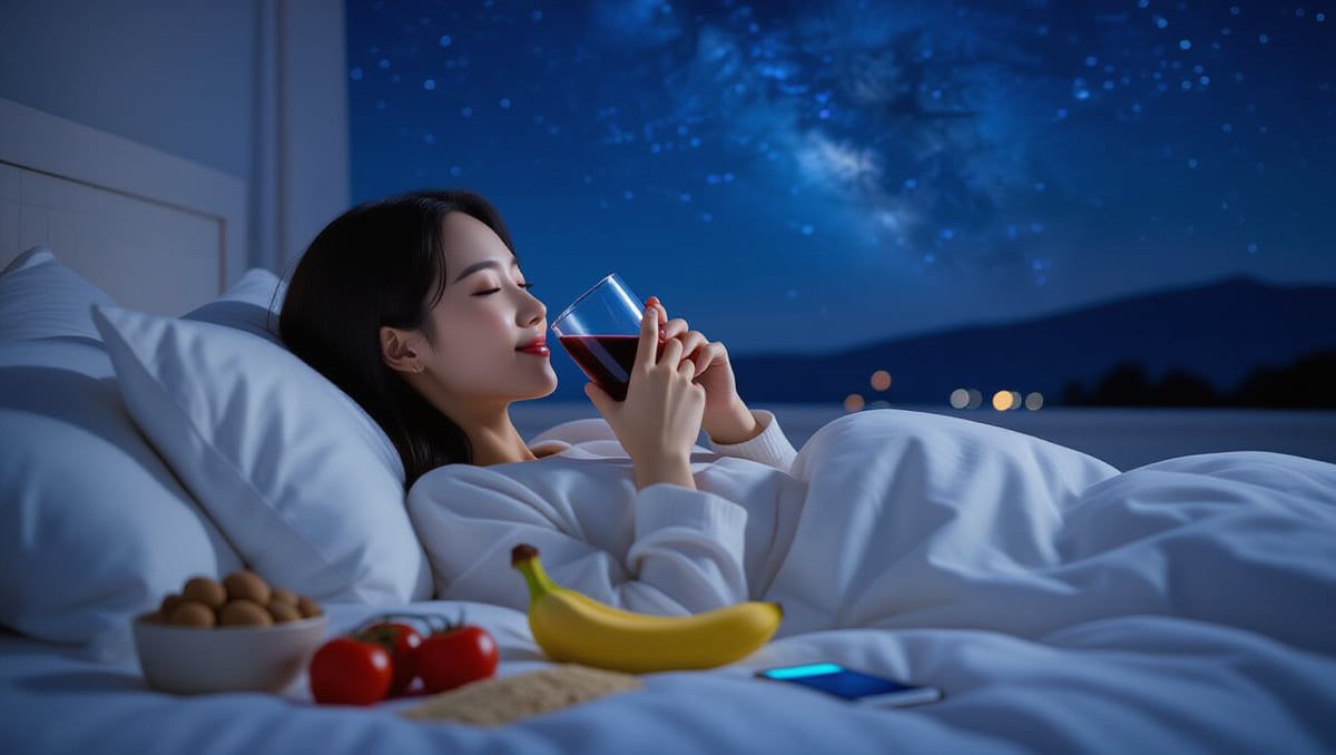 🍎 멜라토닌 풍부 식품으로 수면 습관 개선